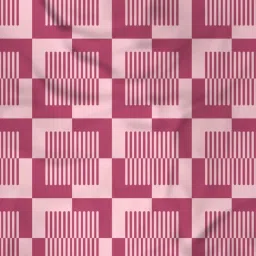 Raymond Home Jazzy Pink 120 TC Cotton Queen Bedsheet with 2 Pillow Covers image 4