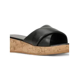 Hush Puppies Black Womens Platform Sandals image 5