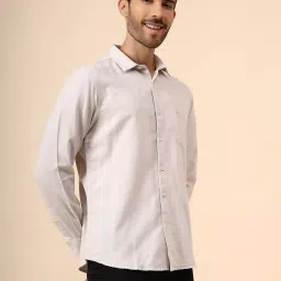 Cantabil Fawn Regular Fit Self Design Shirt image 4