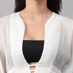 Oxolloxo White Polyester  Beachwear Kaftan image 5