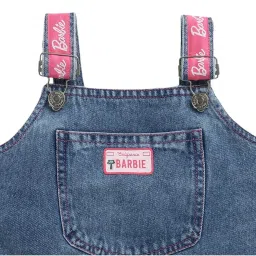 Tiny Girl Light Blue Cotton Barbie Printed Top image 4