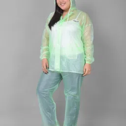 Dollar Green Rain Jacket With Pants image 4