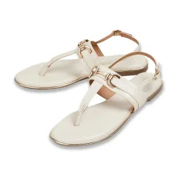 Code by Lifestyle Women's Beige Back Strap Sandals image 4