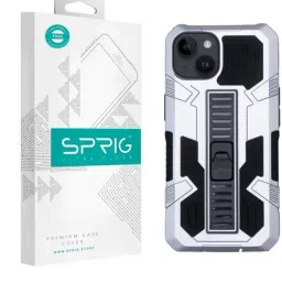 Sprig Back Cover for Apple iPhone 15 Plus (Silver)-picture-38