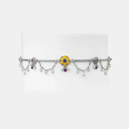 Shaya 925 Silver Buta Style Oxidised Choker for Women-image-61