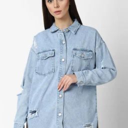 Forever 21 Blue Regular Fit Jacket-picture-9