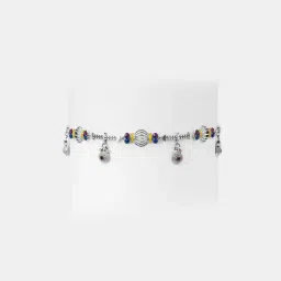 Shaya 925 Silver Oxidised Dhol Motif Choker for Women-image-68
