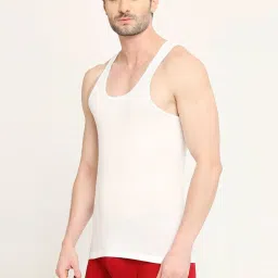 Vip White Regular Fit Vest - Pack Of 5 image 4