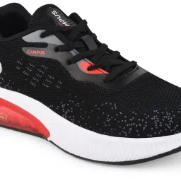 Campus Men's Air Capsule Pro Black Running Shoes image 4
