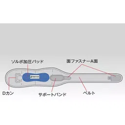 AS ONE Osgood-Schlatter Band L Size Nylon, Polyester, Polyurethane & Ethylene Vinyl Acetate, 63204 image 2