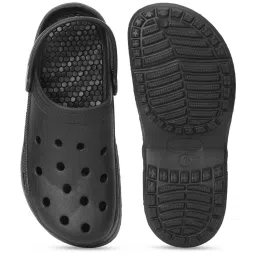 Truffle Collection Women's Black Back Starp Clogs image 4