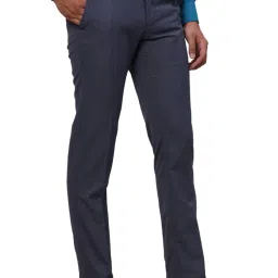 Raymond Navy Slim Fit Trousers image 4