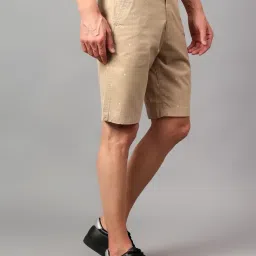 Cantabil Beige Regular Fit Printed Shorts image 4