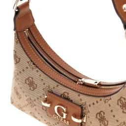 Guess Latte Neda Logo Hobo Bag image 4
