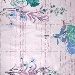 Raymond Home Delight Purple 104 TC Cotton Single Bedsheet with 1 Pillow Cover image 4