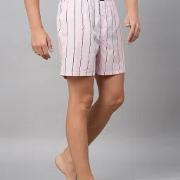 Urban Scottish Pink Regular Fit Striped Boxers image 4