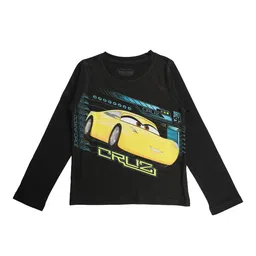 Disney by Wear Your Mind Boys Black & Yellow Printed Round Neck T-shirt-picture-30