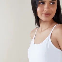 Wunderlove by Westside Black And White Camisoles Set Of Two image 3