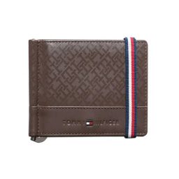 Tommy Hilfiger Brown Braemar Leather Printed Money Clip-picture-44