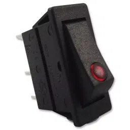 ARCOLECTRIC (BULGIN LIMITED) SWITCH, ROCKER, SPST, RED DOT, C5503PLLAA-picture-28