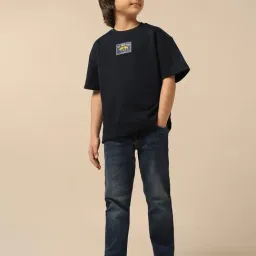 U.S. Polo Assn. Boys Blue Textured T-Shirt image 5