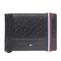 Tommy Hilfiger Black Braemar Leather Printed Money Clip-image-46