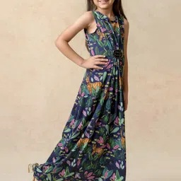 THETAA Floral Print Maxi Dress-image-0