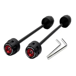 amiciauto Amici Auto Front & Rear Axle Fork Wheel Protector Sliders 29 cm Length For Suzuki Hayabusa Gen 2 & Gen 3-picture-32