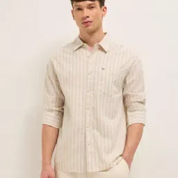 The Bear House Pink Striped Regular Fit Shirt-image-96