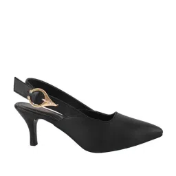 Shoetopia Kids Black Back Strap Sandals image 3