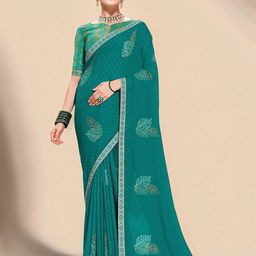 Anouk Rustic Ethnic Motifs Poly Georgette Saree-picture-24