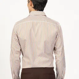Andamen Semi Formal Men Cotton Stripe Regular Fit Shirt image 4