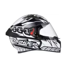 Studds N6 Black Medium (570 mm) Full Face Helmet, Thunder D5 Decor-picture-6