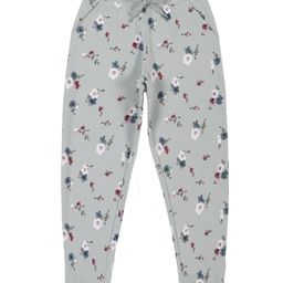 Plum Tree Floral Printed  Jogger Track Pant - Green-picture-36