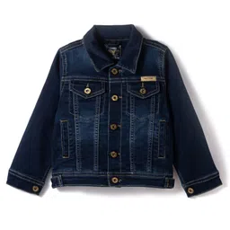 Ruff Denim Woven Full Sleeves Winterwear Solid Color Jacket - Navy Blue-picture-33