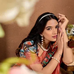 you shop we ship Ethnic Motifs Silk Blend Designer Mysore Silk Saree image 4