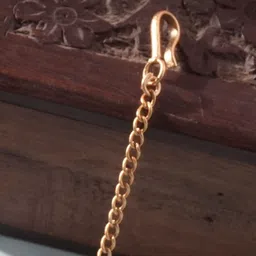 Niscka Gold Plated Ruby Emerald and Pearl Mangtikka image 2