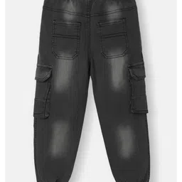 Nautinati Knit Mild Washed Jeans - Grey image 3