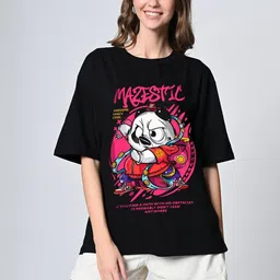CORSICA Women Printed Pure Cotton T-shirt-picture-26