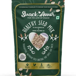 SnackAmor Combo Pack of Premium Fruit n Nut Mix 200g and Healthy Seed Mix 175g image 4