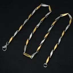 AGARWALPRODUCT Stainless Steel Silver-Plated Rice Chain-picture-33