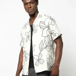 GAP White Cotton Regular Fit Embroidery Shirt-picture-40