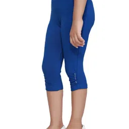 Tiny Girl Royal Blue Solid Leggings image 3