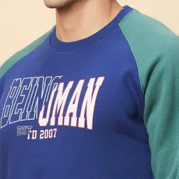 Being Human Navy Regular Fit Sweatshirt image 4