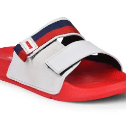 Bata Men's Red Slides image 4