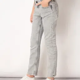 Jack & Jones Junior Light Grey Solid Jeans image 3