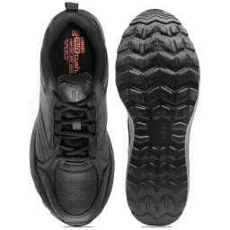 Asian Men ORBIT-07 Black Running Shoes image 4