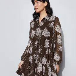 CODE by Lifestyle Floral Print A-Line Mini Dress-picture-17