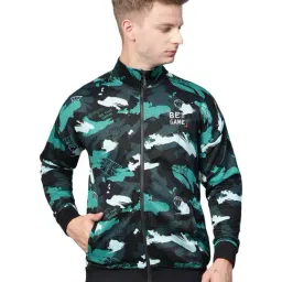 ALCIS Sea Blue Regular Fit Camouflage Sports Jacket-picture-17