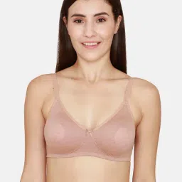 Zivame Beige Non Wired Non Padded T-Shirt Bra-picture-29